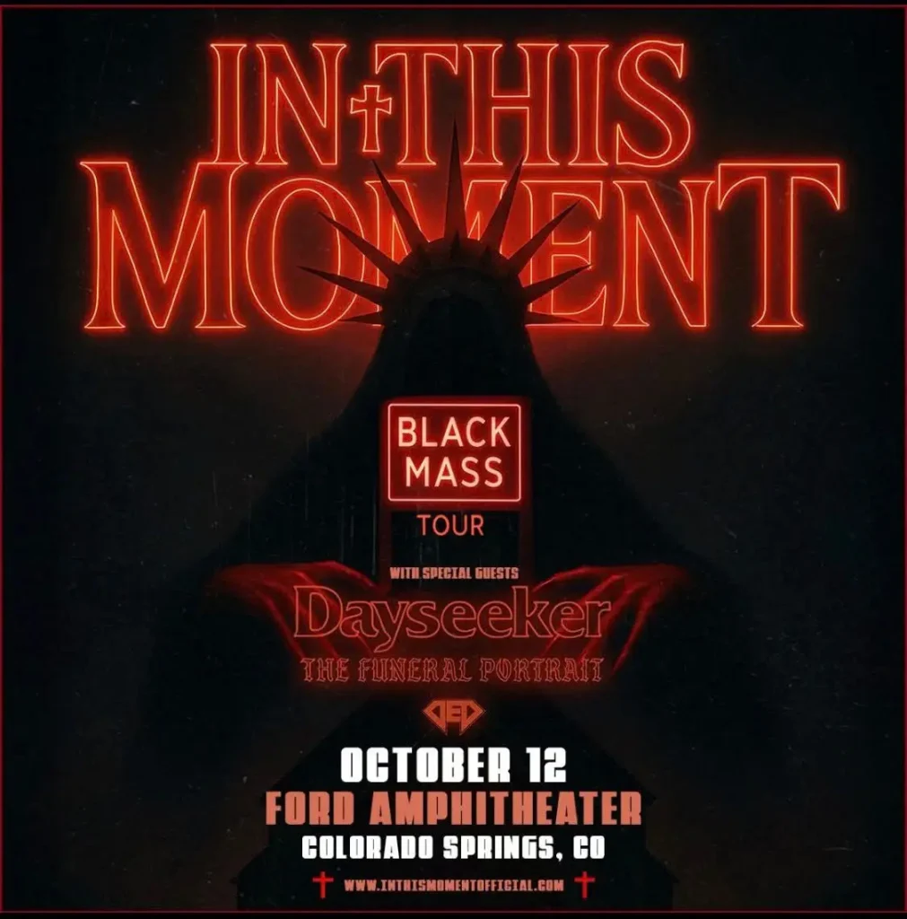 Gilbert Brantley - In This Moment Tour poster