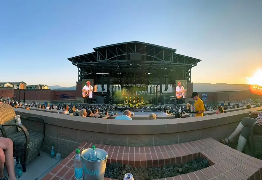 pit-to-stage2-adj Ford Amphitheater view from our firepit suites